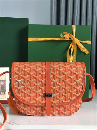 belvedere pm bag Go*ardine canvas & decize taurillon leather orange