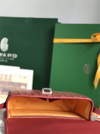 belvedere pm bag Go*ardine canvas & decize taurillon leather red