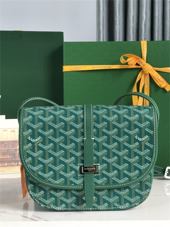 belvedere pm bag Go*ardine canvas & decize taurillon leather green