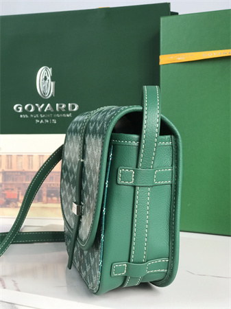 belvedere pm bag Go*ardine canvas & decize taurillon leather green