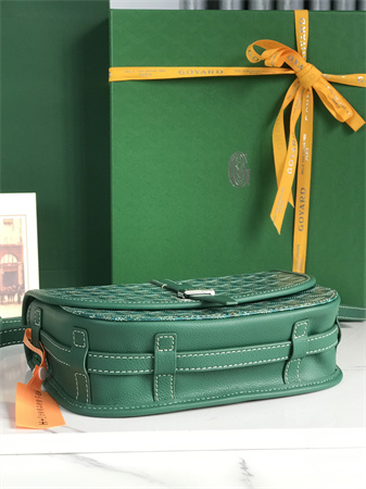 belvedere pm bag Go*ardine canvas & decize taurillon leather green