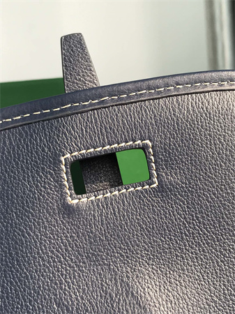 belvedere pm bag Go*ardine canvas & decize taurillon leather navy blue