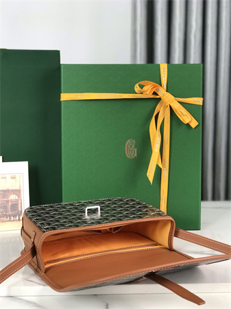 belvedere pm bag Go*ardine canvas & decize taurillon leather black-tan