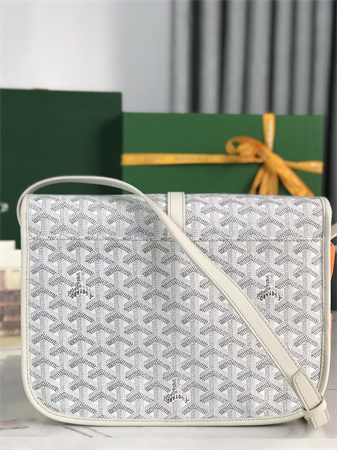 belvedere mm bag Go*ardine canvas & decize taurillon leather white