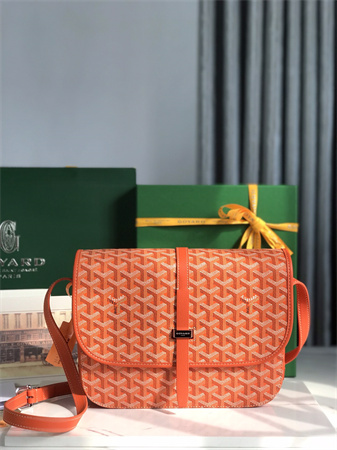 belvedere mm bag Go*ardine canvas & decize taurillon leather orange