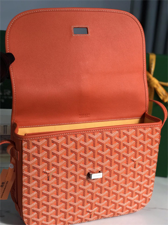 belvedere mm bag Go*ardine canvas & decize taurillon leather orange