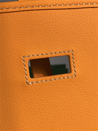 belvedere mm bag Go*ardine canvas & decize taurillon leather yellow