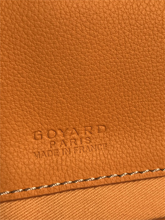 belvedere mm bag Go*ardine canvas & decize taurillon leather yellow