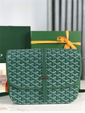 belvedere mm bag Go*ardine canvas & decize taurillon leather green