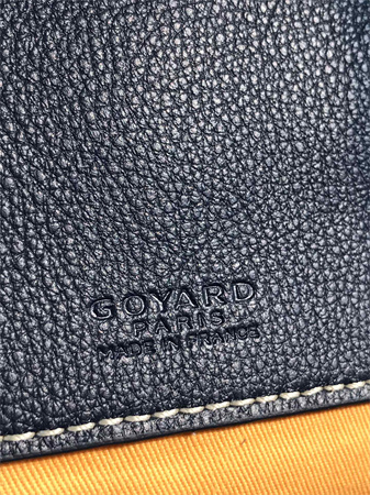 belvedere mm bag Go*ardine canvas & decize taurillon leather navy blue