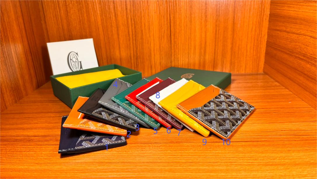 saint-sulpice card wallet Go*ardine canvas & vauzelles leather ten colors