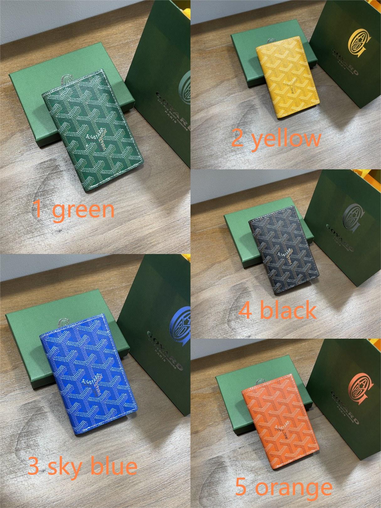 saint-pierre card wallet Go*ardine canvas & vauzelles leather 11 colors