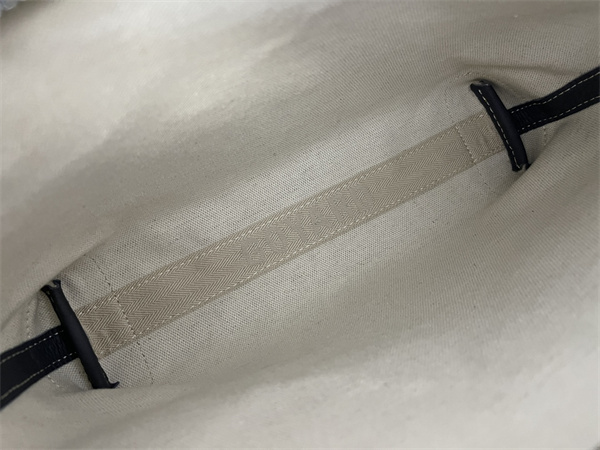 conti pouch Go*ardine canvas&chevroches calfskin grey