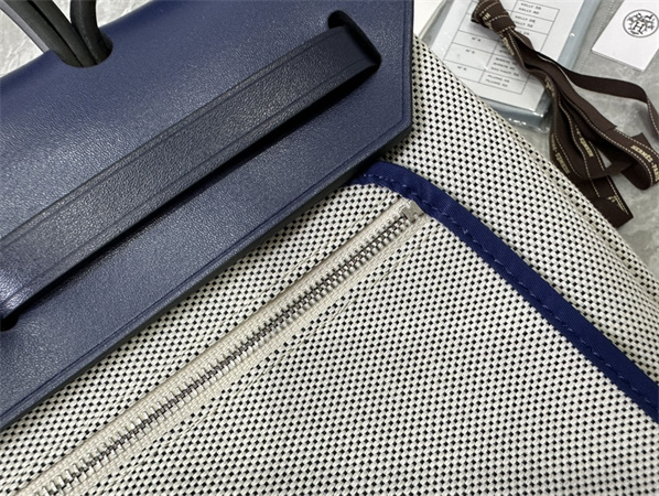 Her.mes Herbag 31 Canvas and Calfskin With Printing