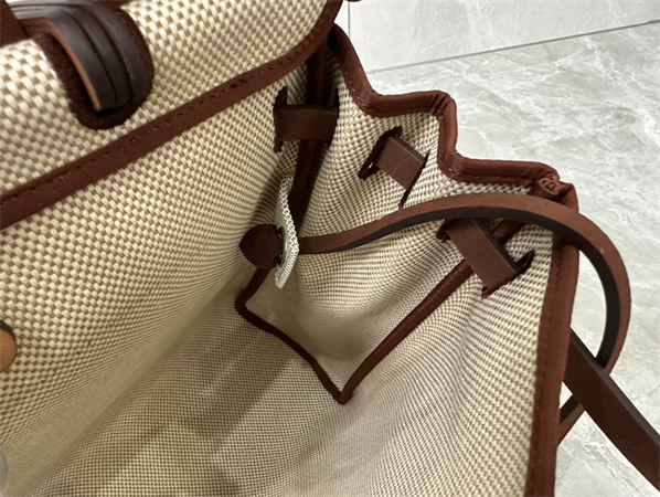 Her.mes Herbag 31 Canvas and Calfskin