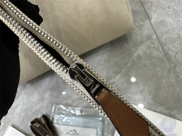 Her.mes Herbag 31 Canvas and Calfskin