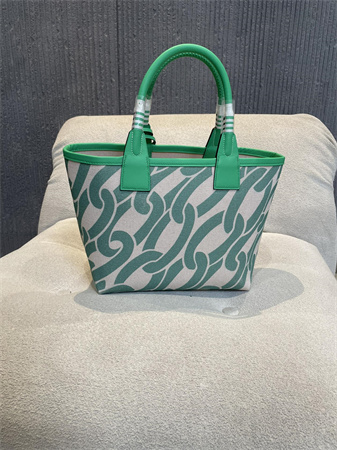 Her.mes Steeple Handbag Hplume Canvas and Swift Calfskin multicolor Printing HS