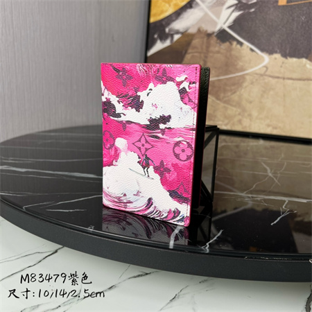 LV Passport Cover Monogram Surfin’ coated canvas Purple  M83479