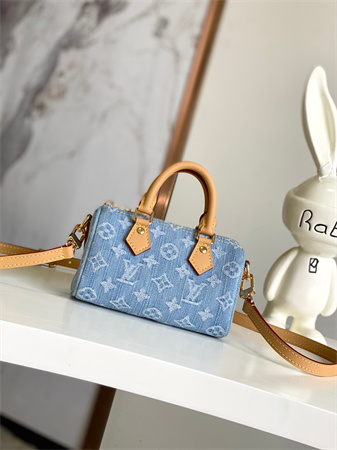 LV Nano Speedy Monogram Denim Sky Blue M11212