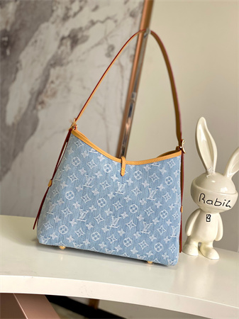 LV CarryAll PM Bag Monogram Denim Sky Blue M11462