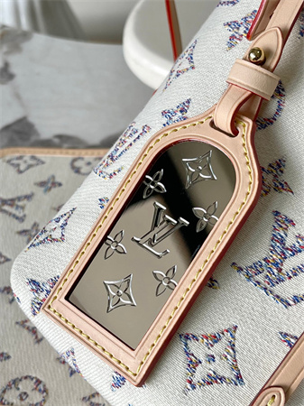 LV CarryAll PM Bag Monogram jacquard fabric Multicolor Beige M24707