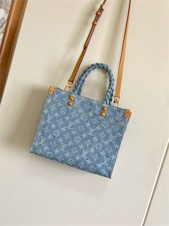 lV By The Pool Let Go PM Monogram Denim Sky Blue M24897