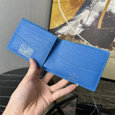 LV Slender Wallet Monogram Surfin’ coated canvas Blue M83468