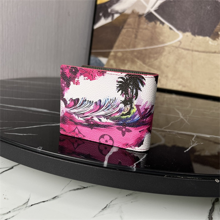 LV Slender Wallet Monogram Surfin’ coated canvas Purple  M83468