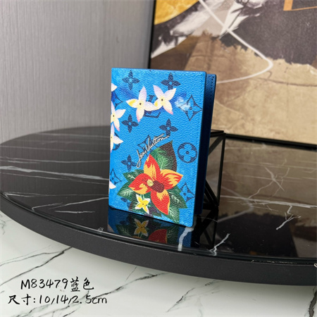 LV Passport Cover Monogram Surfin’ coated canvas Blue M83479