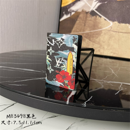 LV Pocket Organizer Monogram Surfin’ coated canvas Black M83498