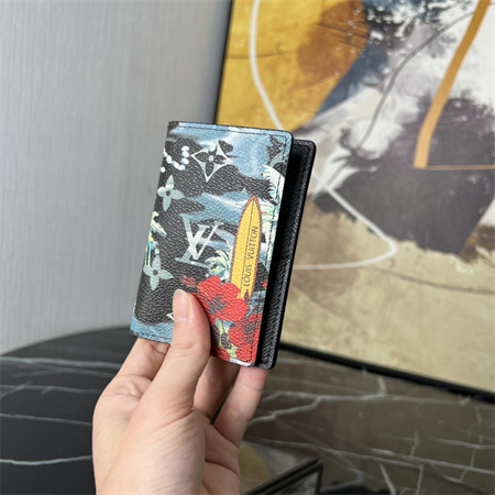 LV Pocket Organizer Monogram Surfin’ coated canvas Black M83498