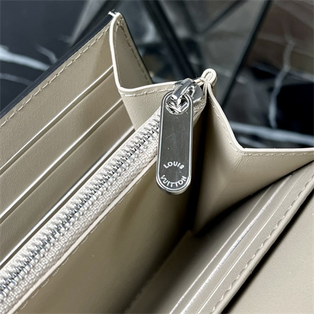 L.V IRIS Wallet Monogram Leather Beige M60143