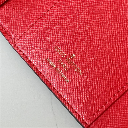 L.V Victorine Wallet Monogram Canvas Inside Red M62360