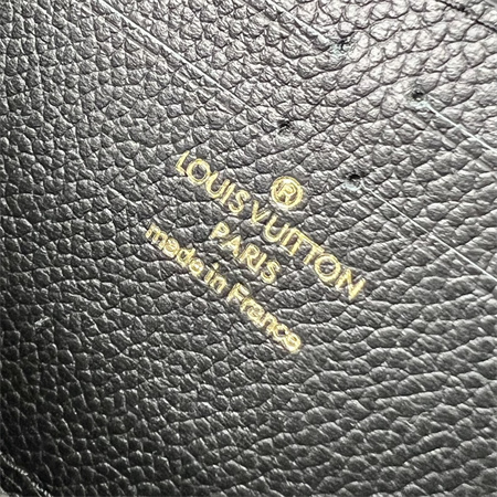 LV  Clémence Wallet Monogram Empreinte Leather Black/Beige