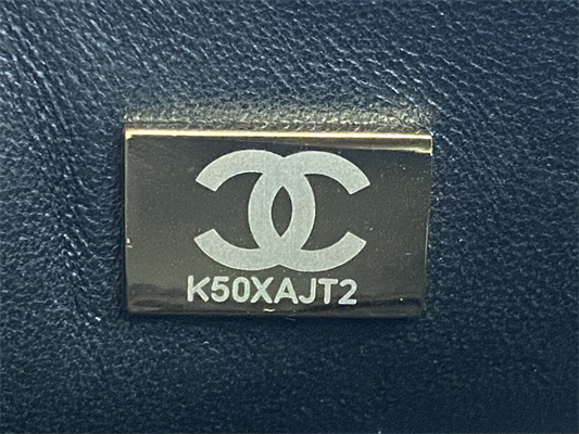 Ch*el mini flap bag with top handle shinny lambskin gold tone metal black as4924