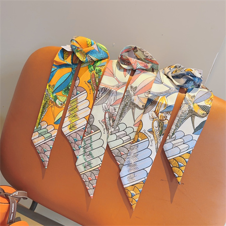 H**mes twilly 100% silk 32023