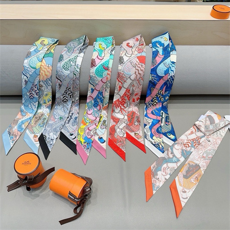 H**mes twilly 100% silk 32025