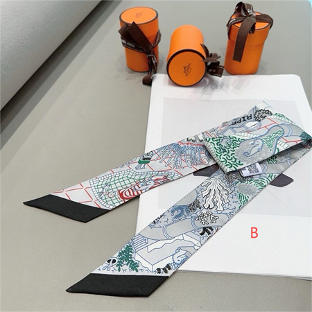 H**mes twilly 100% silk 32025