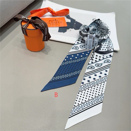 H**mes twilly 100% silk 32010