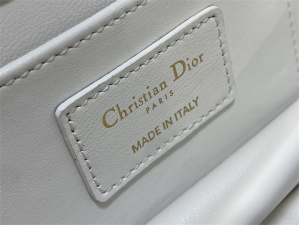 cd mini D*or ange bag latte macrocannage calfskin