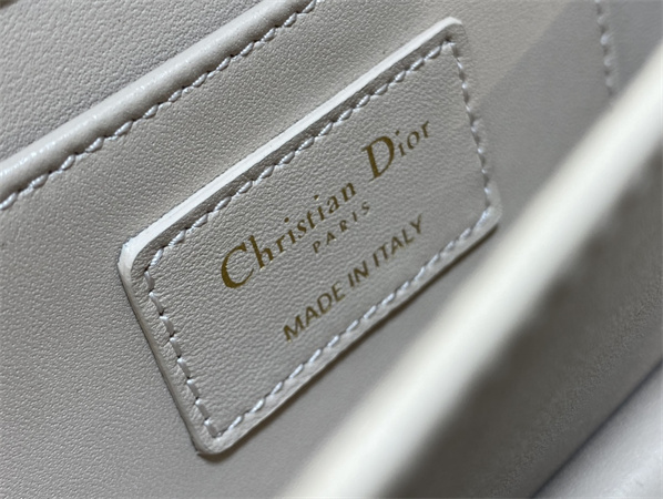 cd mini D*or ange bag pink macrocannage calfskin