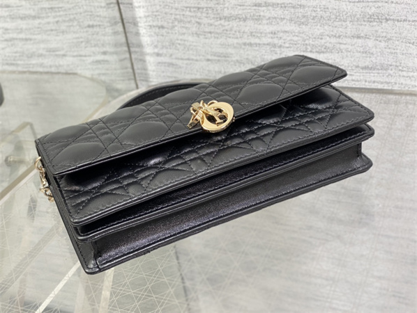 cd miss D*or mini top handle bag cannage lambskin