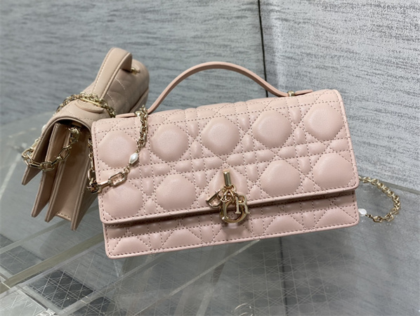 cd miss D*or mini top handle bag cannage lambskin