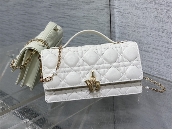 cd miss D*or mini top handle bag cannage lambskin