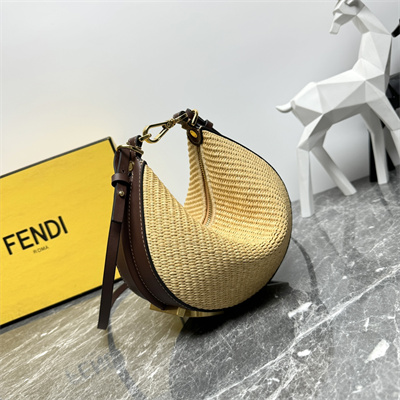 Fen.digraphy Mini Bag Natural Raffia