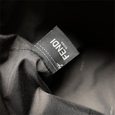 Fen.di MON TRESOR Light blue FF denim fabric mini bag