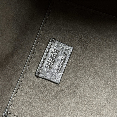 Fen.di ORIGAMI Mini Light blue FF denim fabric mini bag that can be transformed