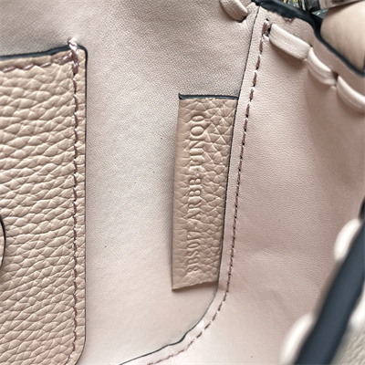 Fen.di Baguette MiniSelleria bag with 309 hand-sewn topstitches