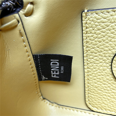 Fen.di Baguette MiniSelleria bag with 309 hand-sewn topstitches