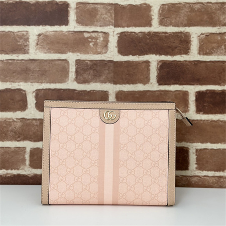 gu.cci ophidia gg pouch S*p*e canvas dusty pink 625549